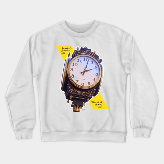 Woodstock Clock Crewneck Sweatshirt by NN Tease